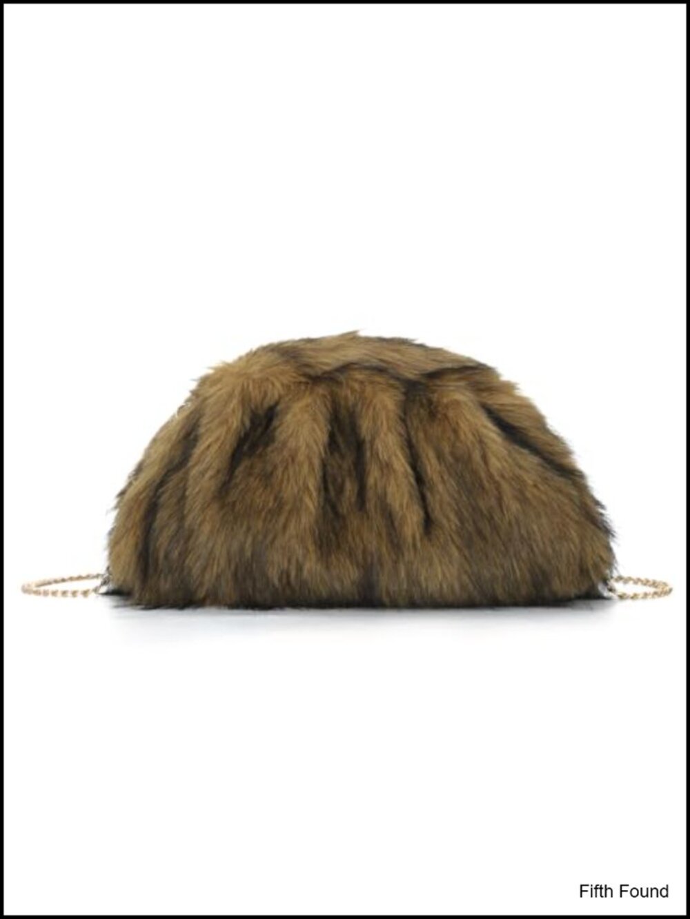 Faux Fur Cloud Pouch Clutch Purse Y2k Furry Plush Evening Bag Kiss Lock